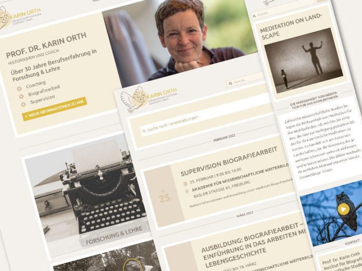 Profil Website – Karin Orth