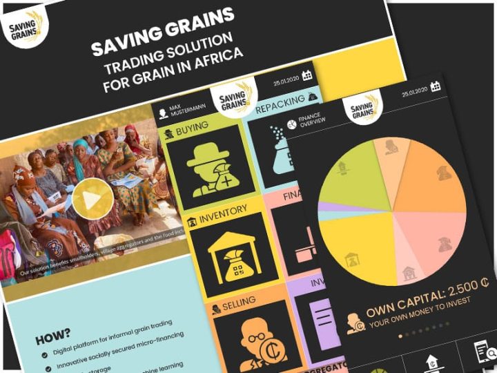 Saving Grains Webdesign, App Design, Corporate Design